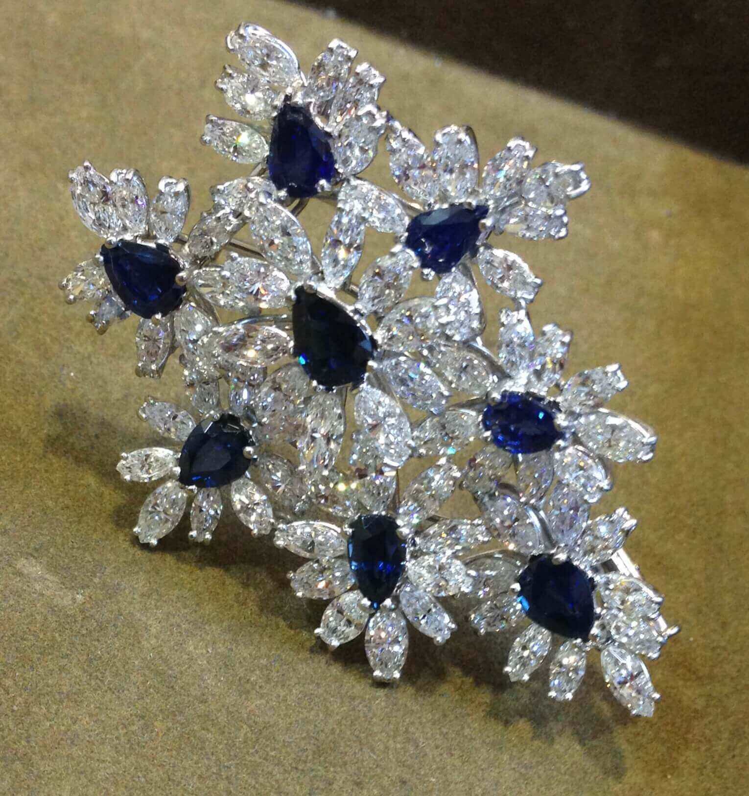diamond brooch pendant-1